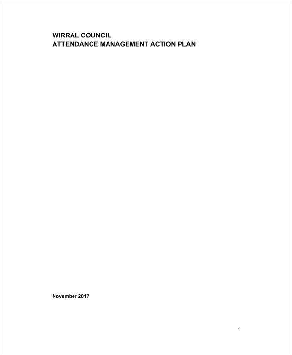 13+ Attendance Action Plan Samples & Templates - DOC, PDF | Free ...