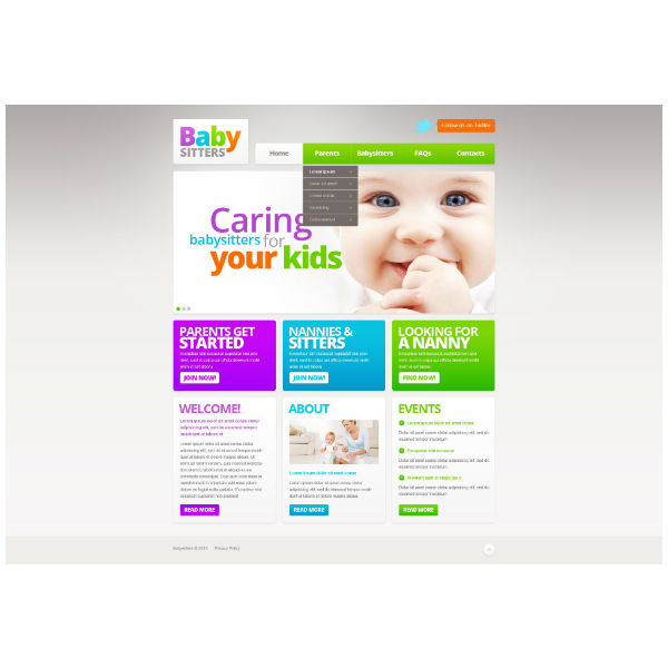 8+ Babysitter Website Themes & Templates