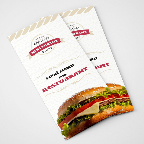 best foods trifold brochure template
