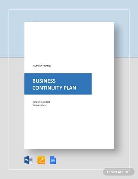Business Continuity Plan Template 11 Download Free Word Pdf Documents Free Premium Templates