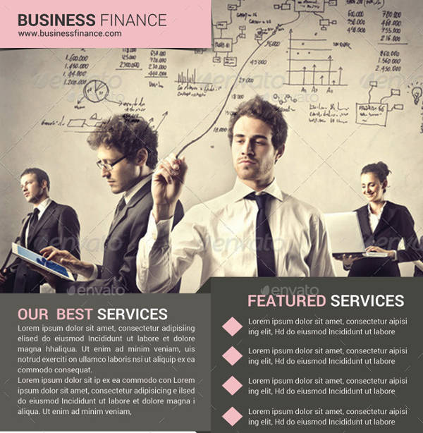 business finance flyer design