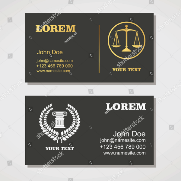 11+ Lawyer Business Card Designs & Templates - PSD, AI | Free & Premium ...