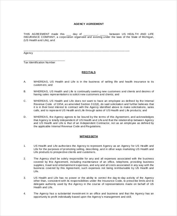 Commission Salesperson Agreement
