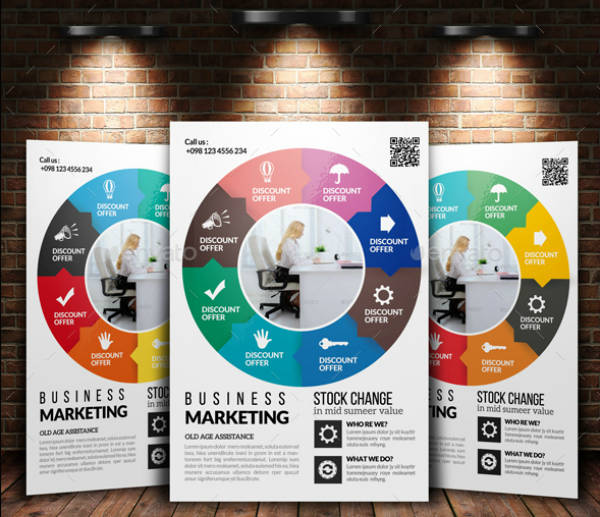 corporate strategy flyer template