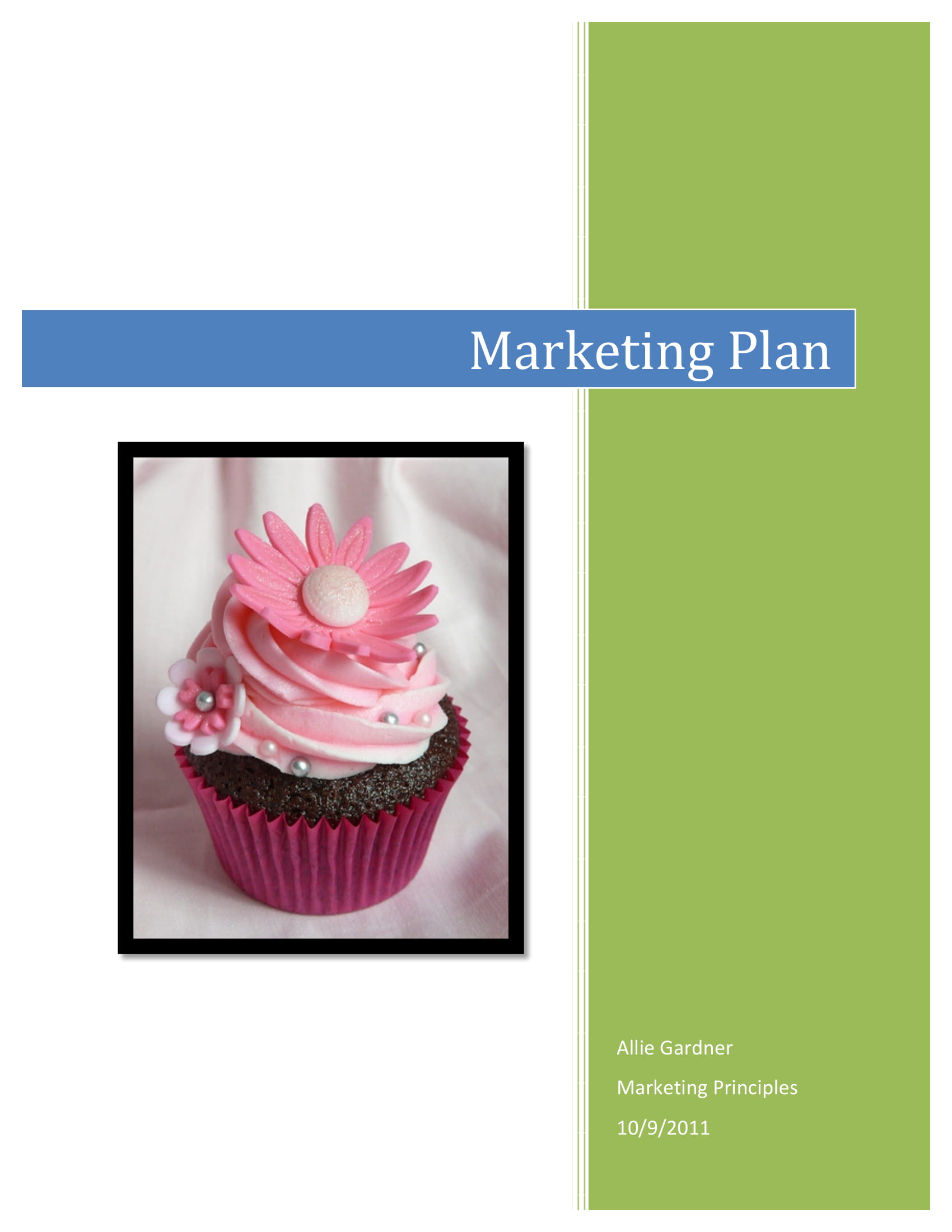 4 Marketing Plan Templates For A Bakery PDF Free Premium Templates