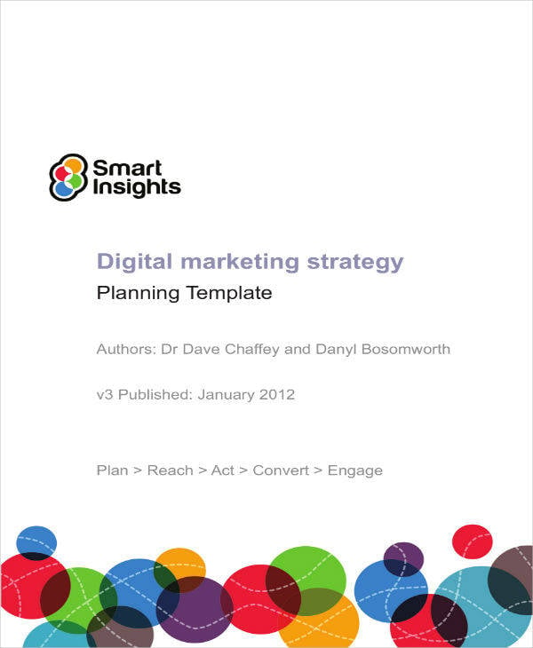 digital marketing plan sample