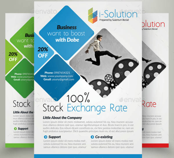 digital solution corporate strategy flyer
