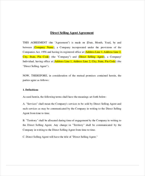 13+ Agent Commission Agreement Templates - Word, Apple Pages, Google Docs