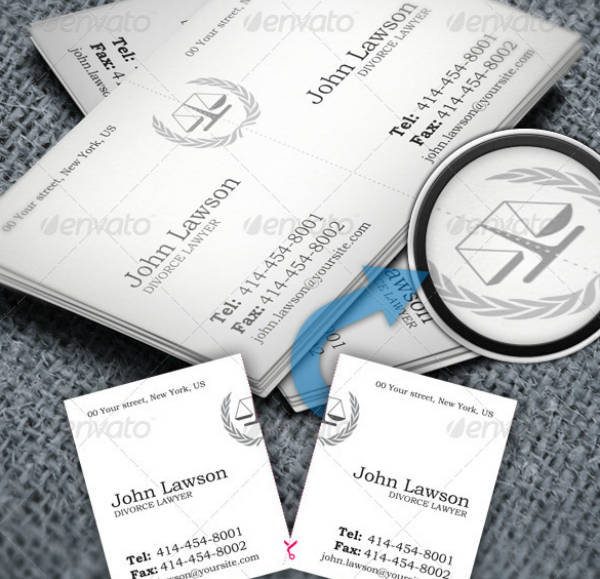 17+ Lawyer Business Card Designs & Templates PSD, AI, Illustrator