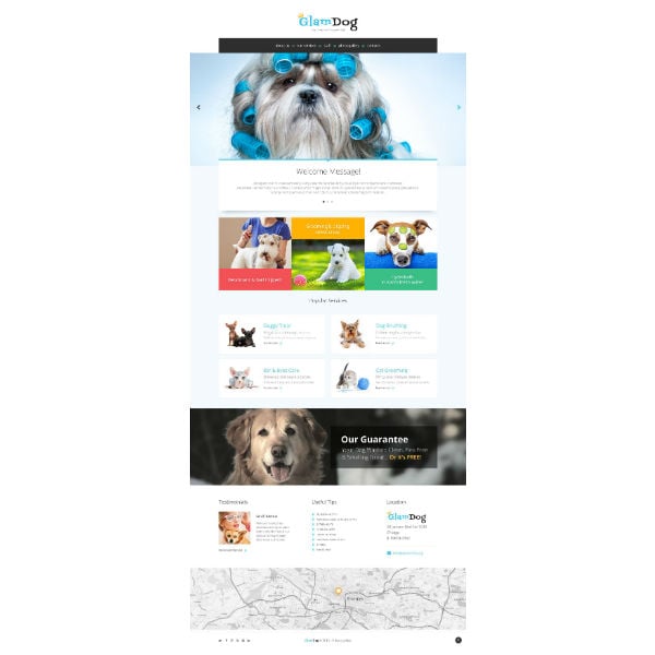 dog-grooming-website-template