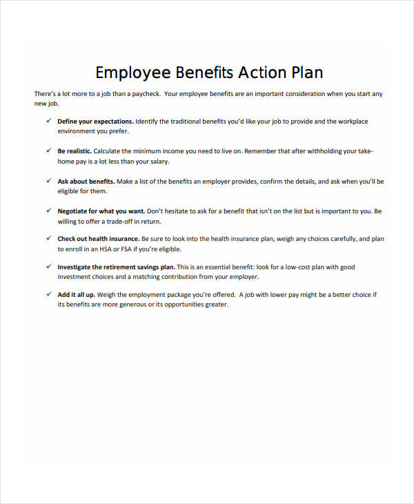 12 Employee Action Plan Templates Pdf 4222
