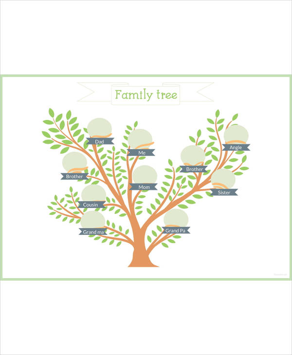 Family Tree Diagram Template - 20+ Free Word , Excel, PDF | Free ...