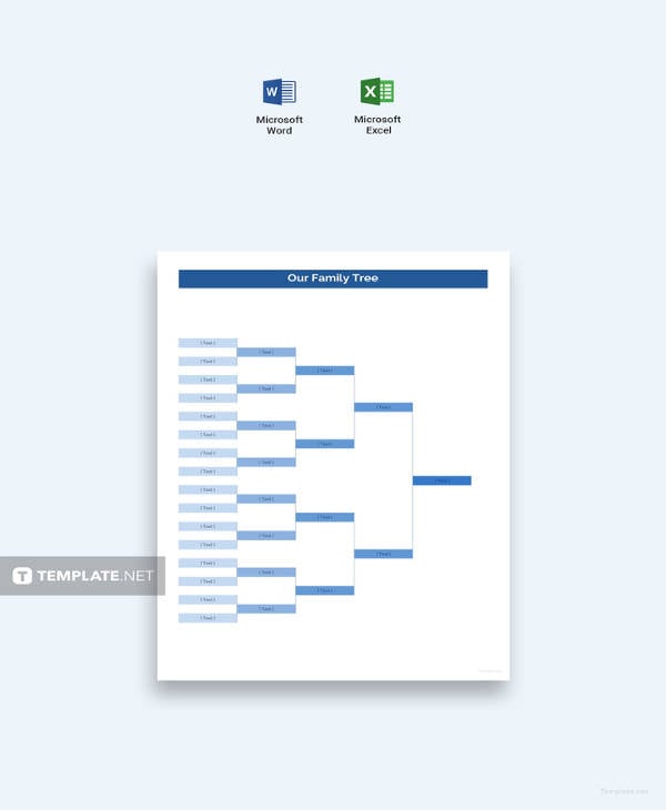family tree chart template