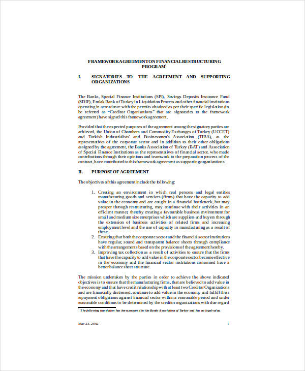 framework-agreement-on-financial-restructuring