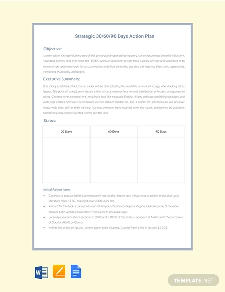 13 Strategic Action Plan Templates Pdf Docs 1496