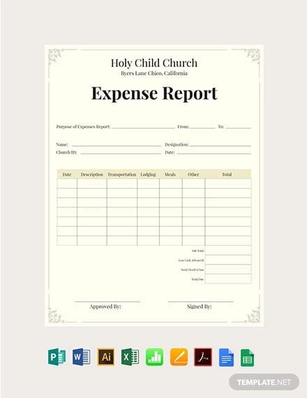 15 Church Financial Report Templates Word Pdf Google Docs Apple Pages Free Premium Templates