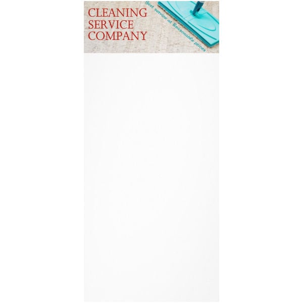 generic cleaning service rack card