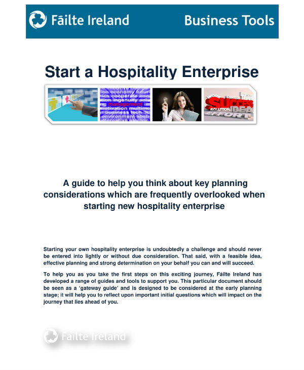 hospitality enterprise business plan sample