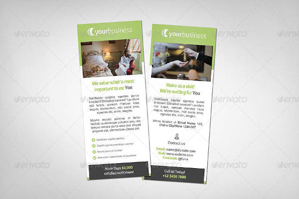 Hotel Rack Card Example