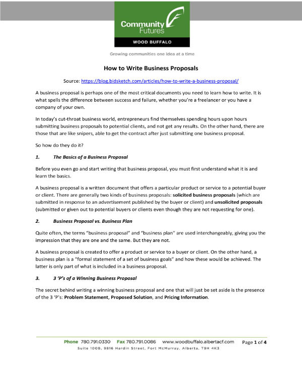 30 Simple Business Proposal Templates Word PDF Pages