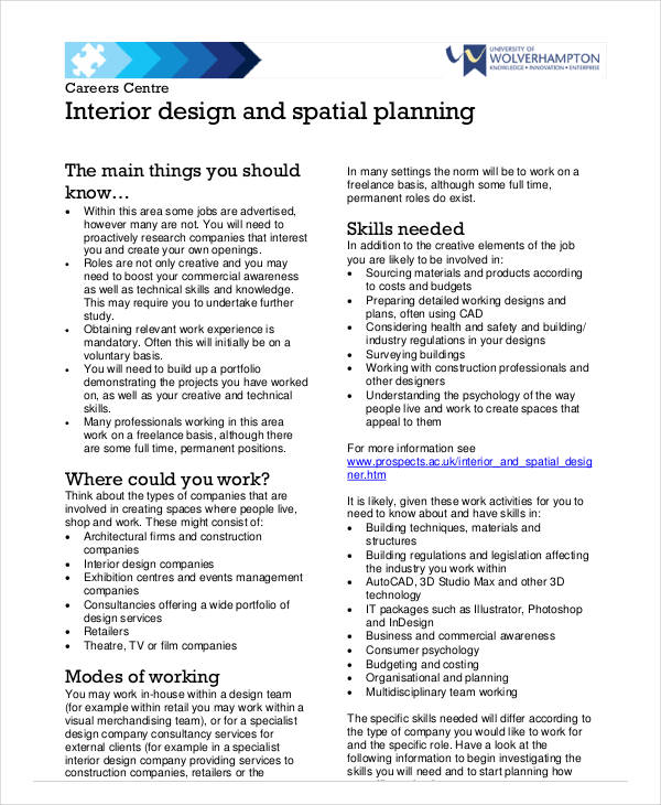 business plan interior design pdf