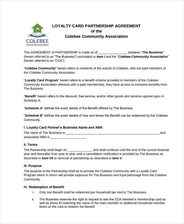 investment club partnership agreement