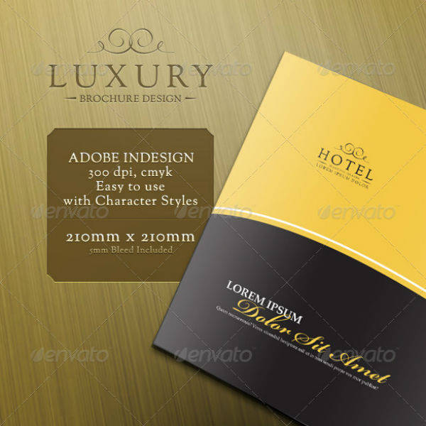 luxury cruise brochure template