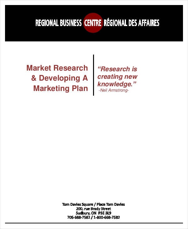 market research business plan