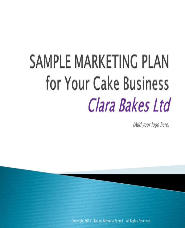 cake bakery business plan pdf