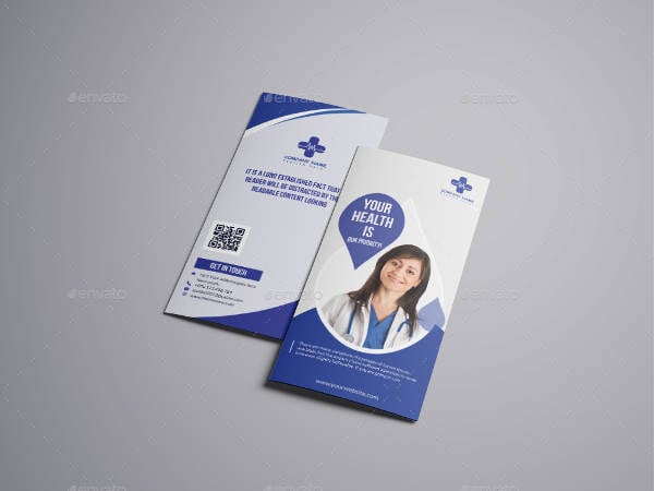 medical tri fold brochure template