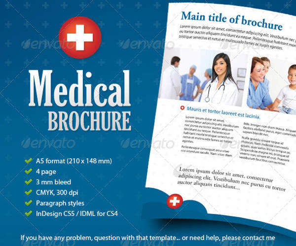 medicare clean booklet brochure template