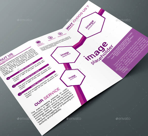 minimal medical brochure template