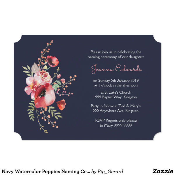 8+ Naming Ceremony Invitation Card Templates & Designs - PSD, AI | Free