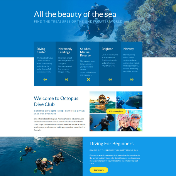 octopus-scuba-diving-website-template