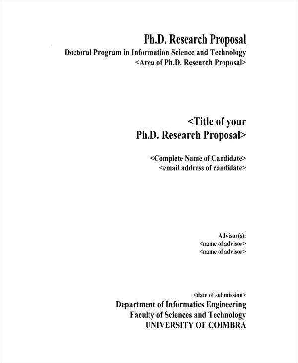phd research proposal outline template