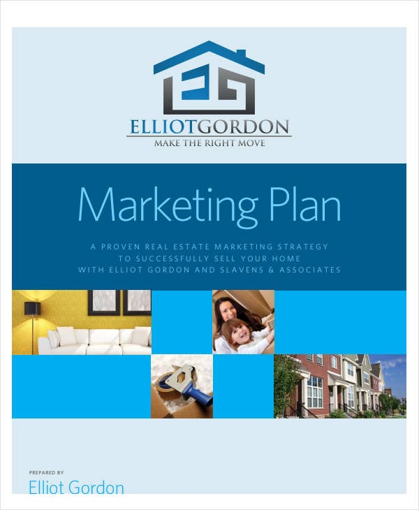 printable real estate marketing plan