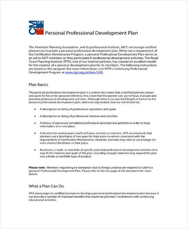 14 Staff Development Plan Templates Pdf 1039