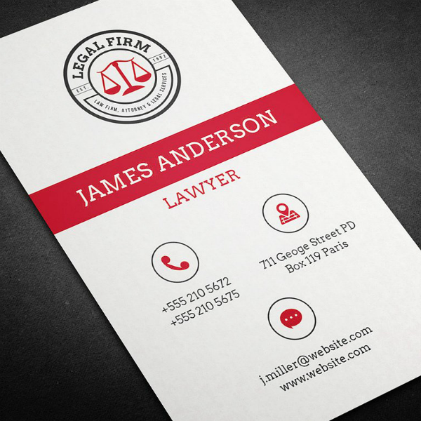 Lawyer Business Cards Templates