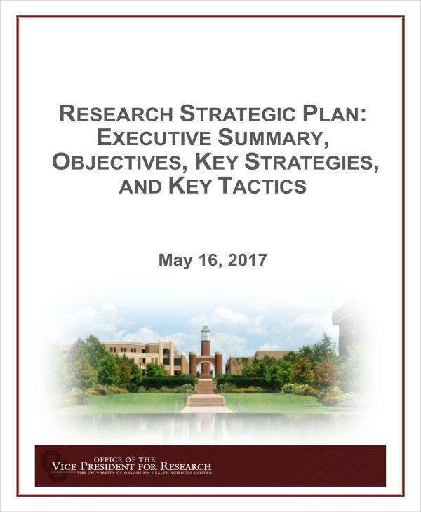 research strategic plan pdf