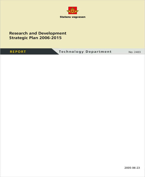 research-and-development-two-page-strategic-plan