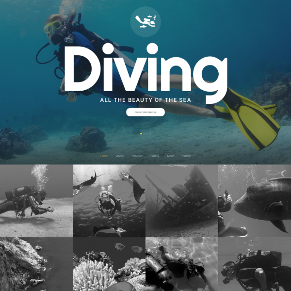 responsive-scuba-diving-website-template