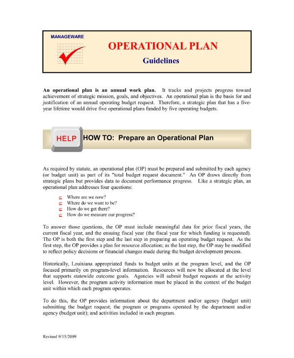 13+ Restaurant Operational Plan Templates & Samples - PDF, DOC