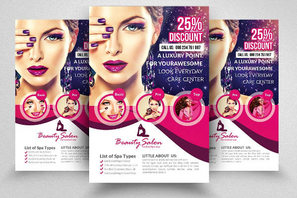 Salon Flyers Template Free