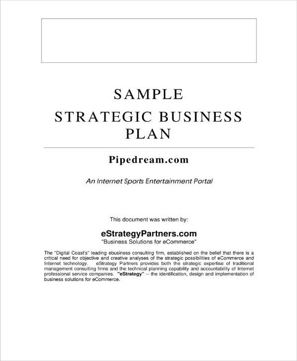 10+ Business Strategic Plan Templates - PDF, DOC | Free & Premium Templates