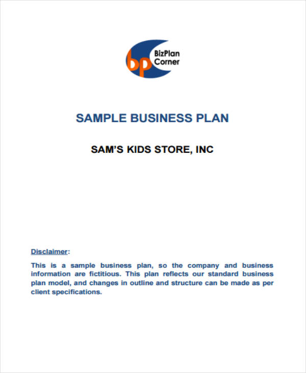 children's consignment store business plan