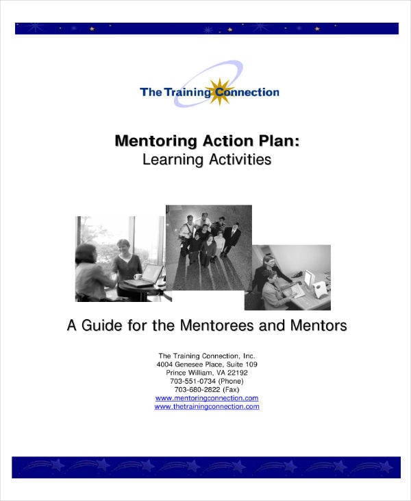 sample mentoring action plan
