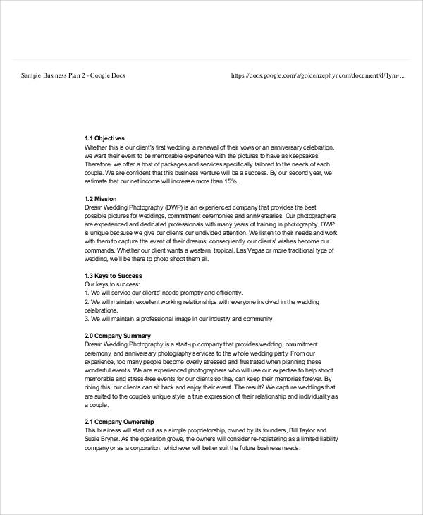Photography Business Description Sample Classles Democracy