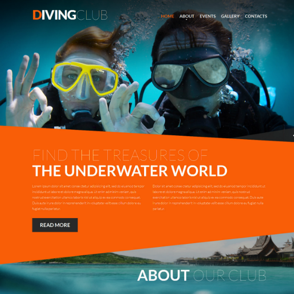 scuba-diving-club-website-template