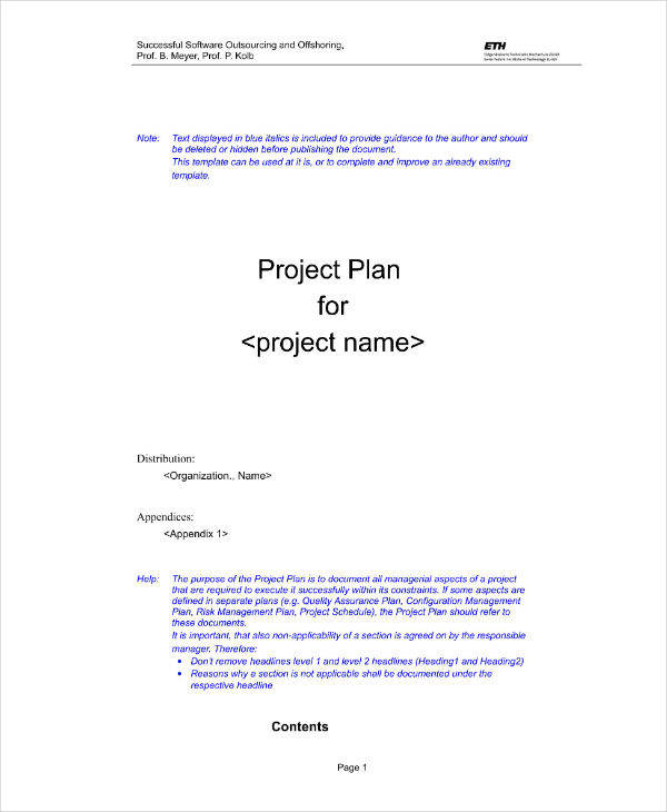 FREE 17 Software Project Proposal Templates In PDF MS Word Pages 
