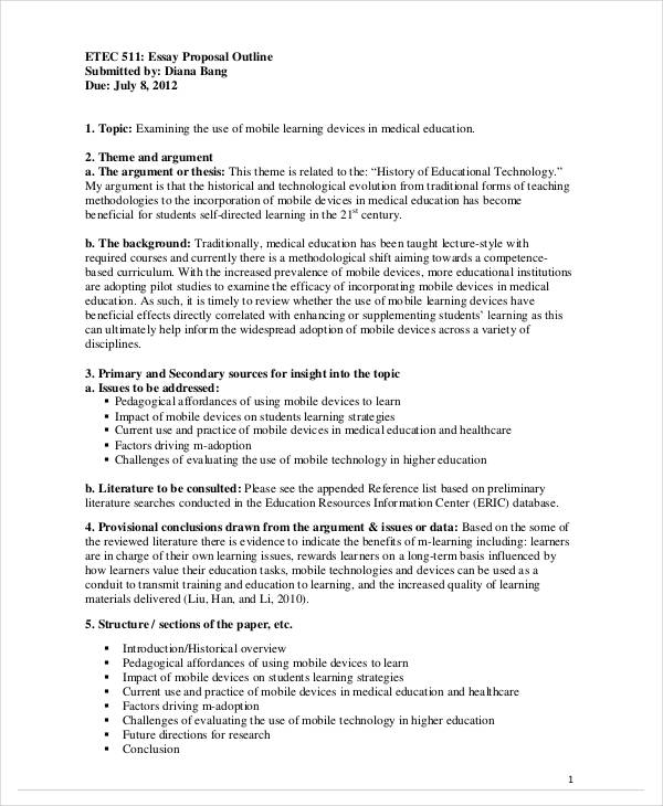 Academic business research proposal